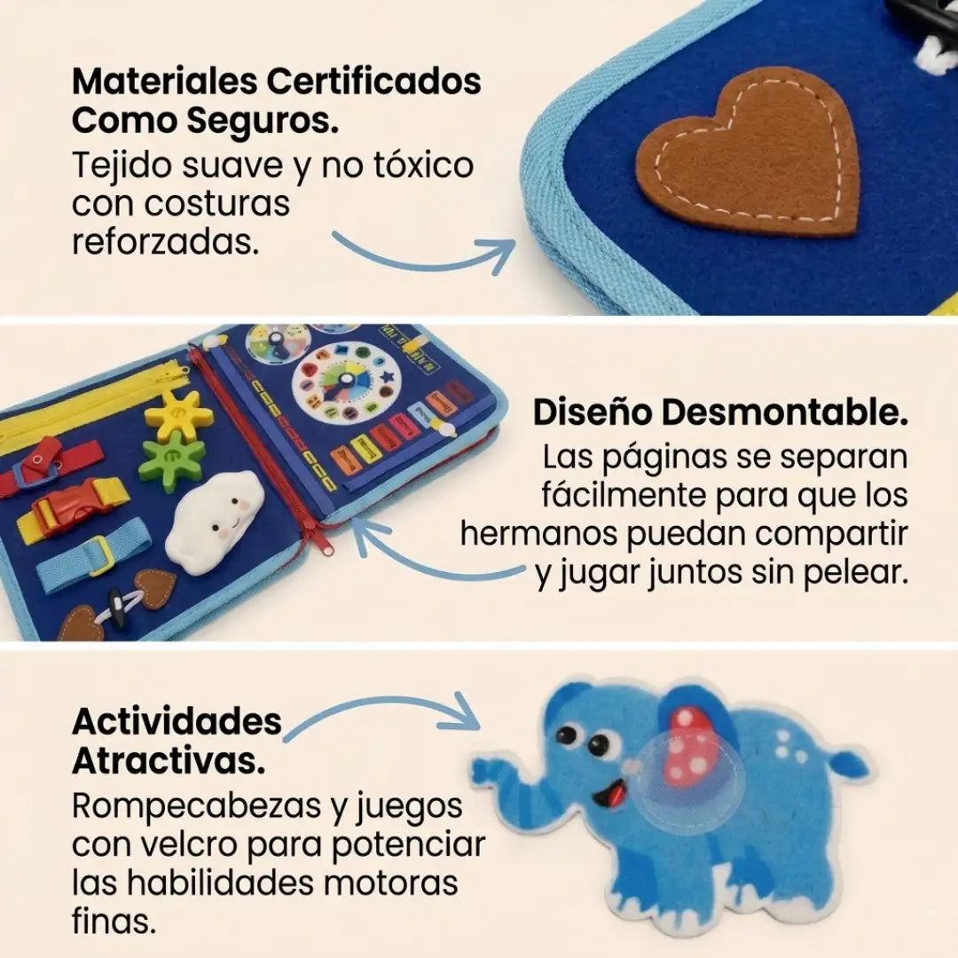 Libro Montessori™: Estimula su mente sin pantallas